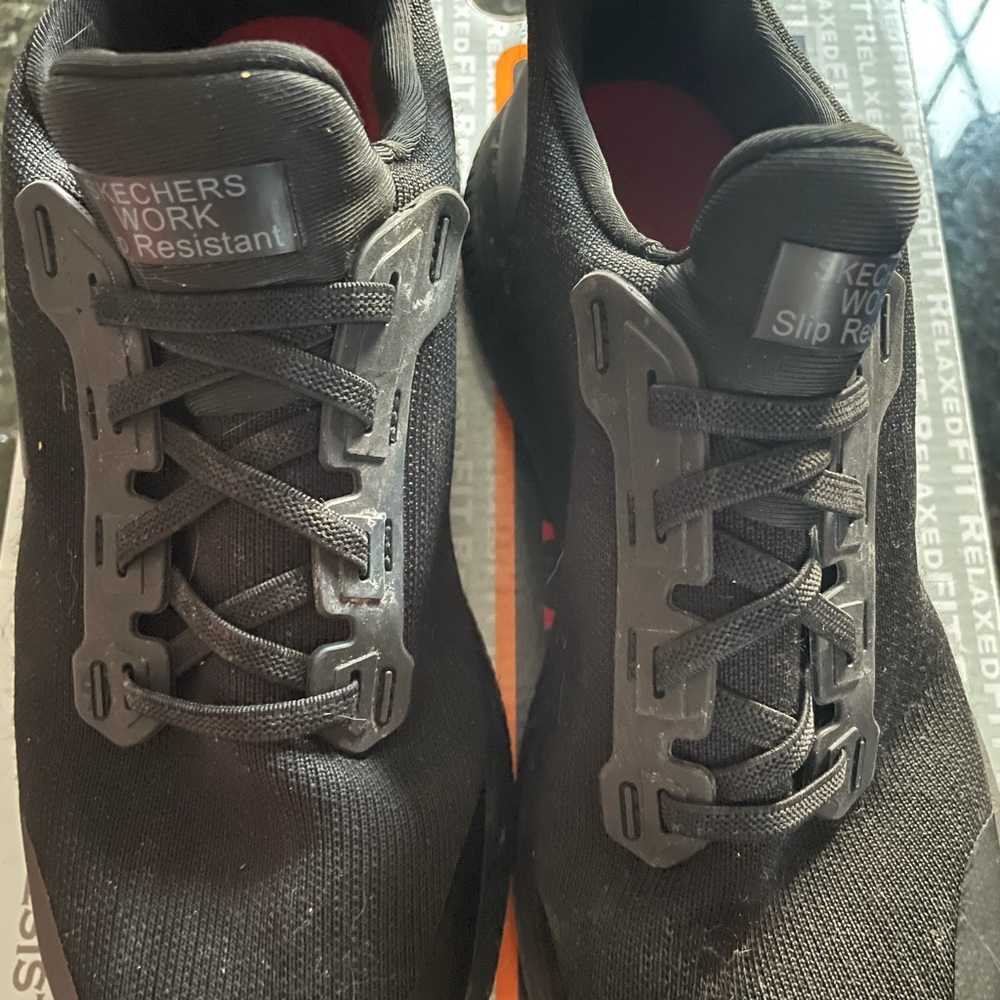 Relaxed Fit Memory Foam Slip-ons for Work